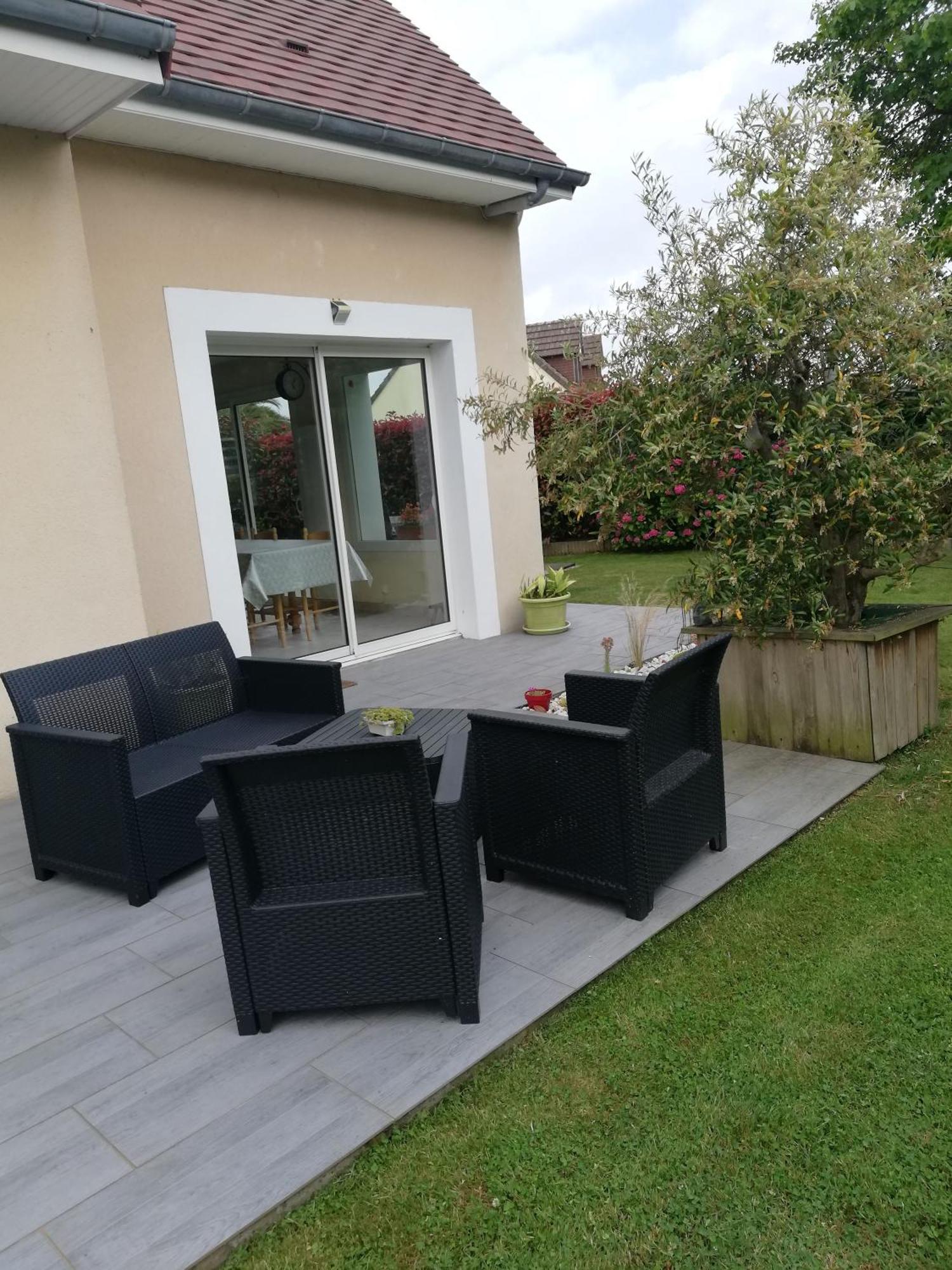 Chambre Studio Avec Kichenette Soleil De Nacre Hermanville-sur-Mer Exterior photo
